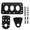Motorcycle License Mount Plate Holder Bracket Side Mounted Tail Light