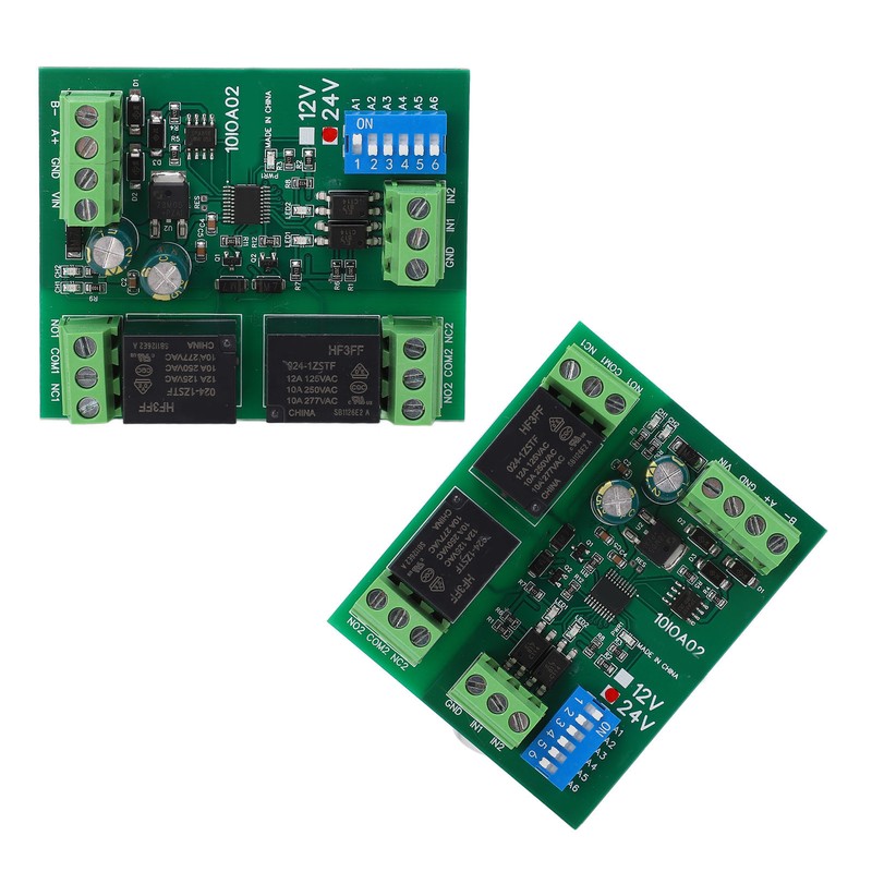 Relay Module 2 Channel RS485 Control Board Switch Controller DC