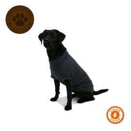 Ancol Charcoal Grey Cable Knit Dog Jumper Medium (40Cm Length)