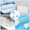 12 PCS Bathtub Jet Covers Silicone Hole Plug White Tube