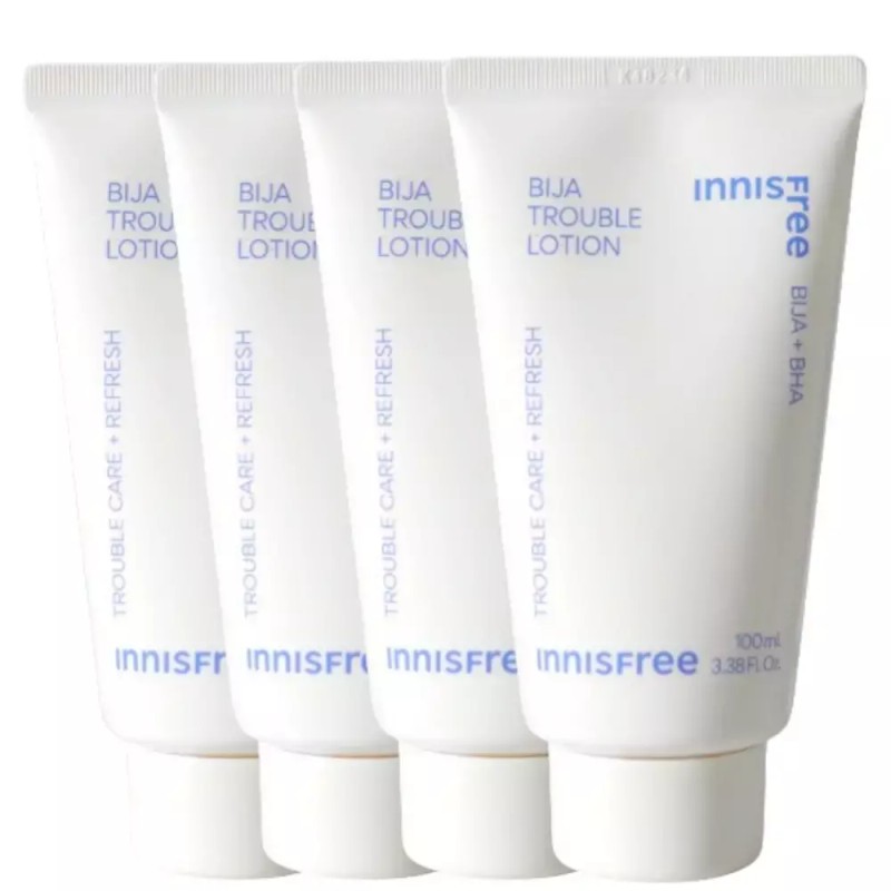 Innisfree 이니스프리 비자 트러블 로션 100ml x 4개 여드름피부 트러블피부