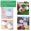 NentMent 6 Pack Mini Bud Vases Tiny Flower Vase Resin
