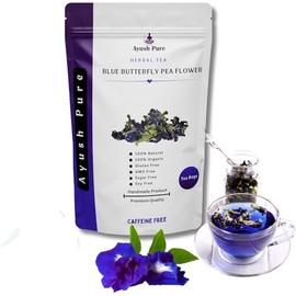 1000 Dried Whole Flowers Blue Flower Well Cleaned No Additives 100% Pure