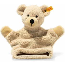 Steiff 242007 Handpuppe Fynn, Plüsch, 24 cm, beige