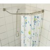 Sikaiqi Stretchable 304 Stainless Diamond Shaped Bathroom Bathtub Corner Shower