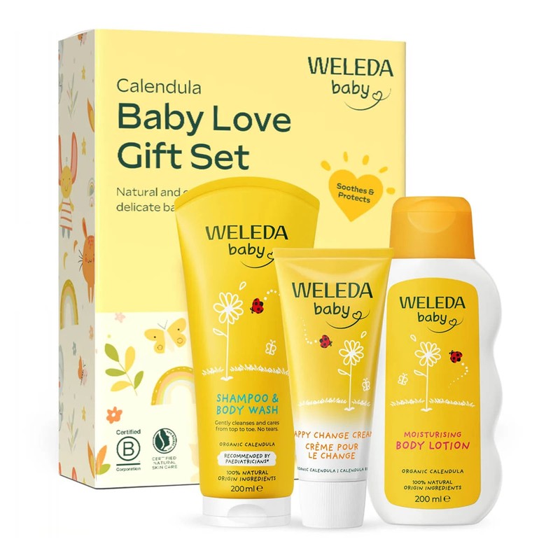 Weleda Calendula Baby Love Gift Set, 3 Item Pack