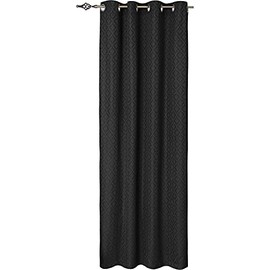 Safdie & Co. Curtain Foulard Room Darkening 84L Black