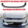 JES Motorsport Front Bumper Lip Splitter Chin Spoiler Gloss Black