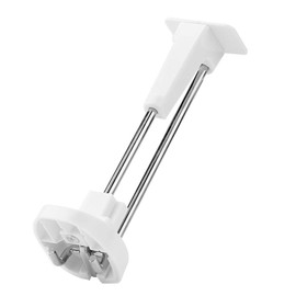 Hooks, Anti theft Security Hooks with Magnetic Key,6" Slatwall Accessories with White Plastic Perfectly Display Cellphone Accessories Exhibiton Products (12pcs)