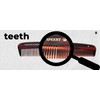 Speert #8 Handmade Wide Narrow Tooth Comb Tortoise Havana Acetate