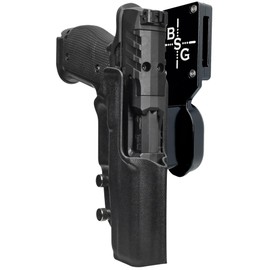 Pro Heavy Duty Competition Holster fits Walther PDP Match 5'' Steel Frame (Right-Hand Draw, Black/Black)