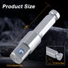 EVRBUL Upgraded Stainless Steel 1/2" Square Ext 7/16" Hex Impact