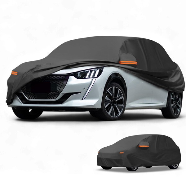 Partuto All-Weather Waterproof Car Cover - UV-Resistant Outdoor Full Exterior