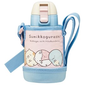 Skater KSTCH4-A Sumikko Gurashi Water Bottle, 13.5 fl oz (400 ml), Stainless Steel, For Kids, With Cover