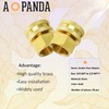 AOPANDA Brass Garden Hose Threaded 3/4 GHT Female to 1/2