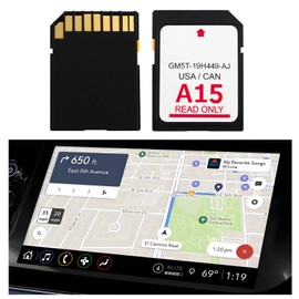 A15 Compatible with Lincoln Ford Navigation SD Card,Latest Version Sync 2 System SD Card of GPS Navigator for Car OEM GM5T-19H449-AJ,Car in-Dash Navigation GPS Units Map Card