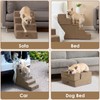 EHEYCIGA Dog Stairs for High Bed 22.5”H, 5-Step Dog Steps