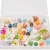 46pcs Mini Resin Animal Styles Tiny Resin Animals