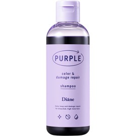 Diane Color Shampoo, Purple, Color Charge & Damage Repair with Reduces Yellowing, Cold Color, 6.8 fl oz (200 ml)