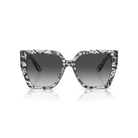 Dolce & Gabbana Sunglasses DG 4438 32878G Black Lace Grey Gradient