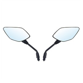 Mamiko 8MM Motorcycle Mirrors Universal for 7/8"Handlebars Bike Mirror Compatible with ATV Snowmobile Scooter Moped Dirt Bike Sportsman - Convex Mirrors