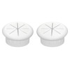 AACGIN Desk Grommet 2 Inch(50mm) 2PCS Flexible Desk Hole Cover