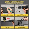 BJONKZ Garage Tool Rack Wall Mount – 48 inches Heavy-Duty