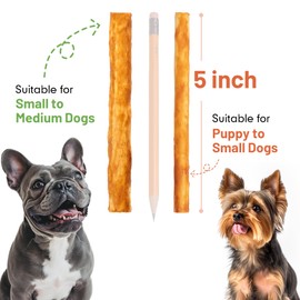 MON2SUN Chicken Collagen Sticks for Dogs, 5 Inch Teeth Cleaning Collagen Dog Chews for Medium Dogs (Chicken Flavored) No Hide Skin & Coat Healthy Dog Snacks, 21.16oz (30 Count-Pack of 1)