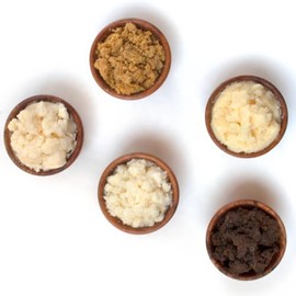 Paris Fragrances & Cosmetics Supplies, INC Cupuacu Butter + Murumuru + Bacuri + Ucuuba + Tucuma = Five Butters Set - (Box Collection of Our top 5 Butters - 1lb Each)