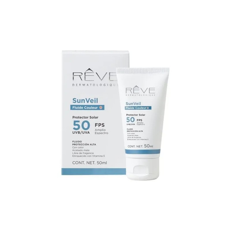 Reve Dermatologique SunVeil Fluide Couleur FPS 50 50ml Protector Solar