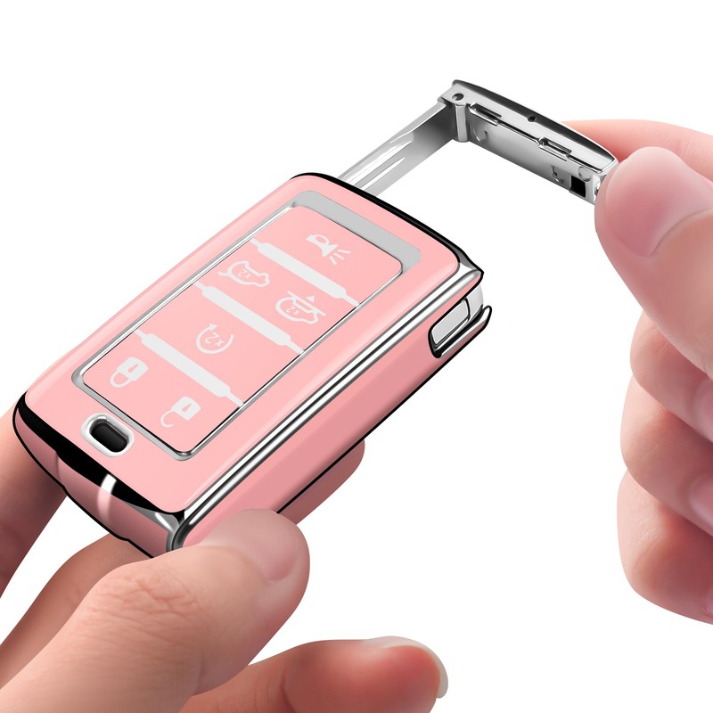 Tukellen for Jeep Key Fob Cover Soft TPU Full Protection