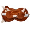 Puckator Relaxeazzz Highland Coo Cow Round Plush Travel Pillow &