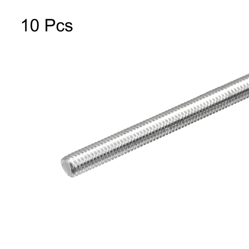 sourcing map Fully Threaded Rod M5 x 100mm 0.8mm Thread