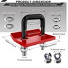 TZAONEN Hitch Tightener Anti Rattle Stabilizer - Heavy Duty Hitch