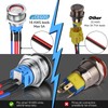 Acegoo 19mm 12V ON/Off Switch 5A Push Button SPST Switch