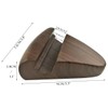 Creative Walnut Wood Triangle Holder Stand for Phone Tablet Pad