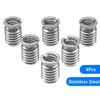 HITHUT Stainless Steel 1/4"-20 Female to 3/8"-16 Male Convert Screw