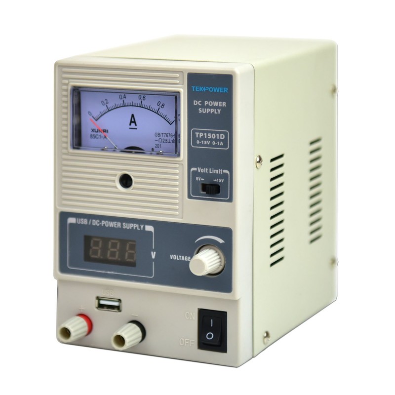 Tekpower TP1501D Power Supply, Dual Out Put Set for Cellphone