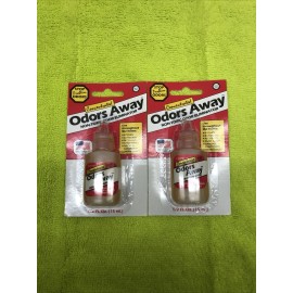 Odors Away Concentrated Odor Eliminator 1/2 fl oz Non-toxic lot of 2