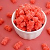 Red Gummy Bears Sugared, 1.3 Pound Resealable Bag, Red Candy,