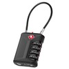 ZHEGE Suitcase Lock Combination Lock 4 Digit TSA Lock with