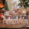 Naler 24 PCS Christmas Kraft Paper Gift Boxes with Countdown