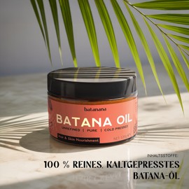 Batanana 100% Pure Batana Oil, 120ml – Hair and Skin Nourishment, Natural Hair Growth & Moisture