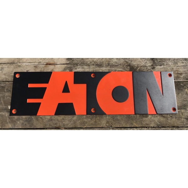 Eaton Construction Equipment Sign NOS Trojan Loader