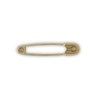 Dritz Safety Pin Pull, Bright Furniture Hardware, Polished Brass