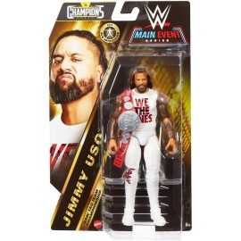 WWE Champions Jimmy Uso Action Figure with RAW Tag Team Title 6 Inch Scale