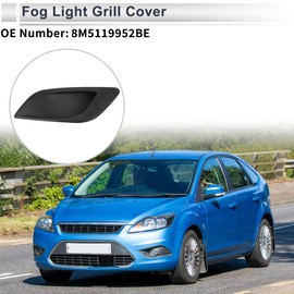 RATCHROLL Front Right Fog Light Grill for Ford Focus 2008-2010 Front Lower Bumper Fog Light Cover Inserts No.8M5119952BE ABS 1 Pc