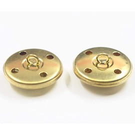 12 Piece Metal Blazer Button Set - for Blazer, Suits, Sport Coat, Uniform, Jacket 25mm (Gold)