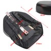 HIYOYO Motorcycle Rear Pillion Passenger Seat Pad with Belt For
