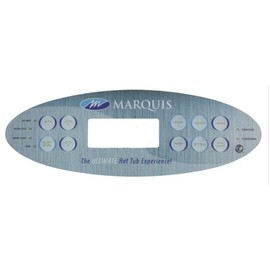 Hot Tub Compatible with Marquis Spas 10 Button Topside Sticker 2009-2010 Models MRQ650-0687